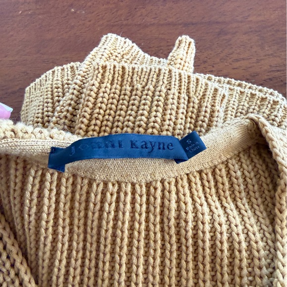 Jenni Kayne Mustard V-Neck Sweater - Picture 3 of 4